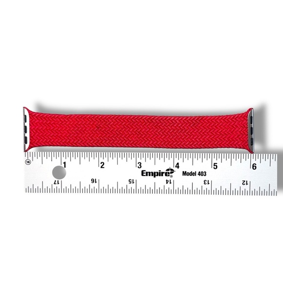 41mm (PRODUCT)RED Braided Solo Loop - Size 7 - Picture 2 of 5